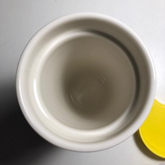 Starbucks Green Spring Black Floral Ceramic Traveler Tumbler Coffee Cup #92 - Picture 6 of 7